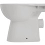 Calmwaters Stand-WC, spülrandlos, Manhattan-Grau, waagerechter Abgang, Tiefspüler.