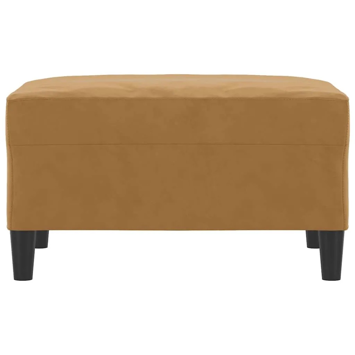 vidaXL Fußhocker Braun 70x55x41 cm Samt_4
