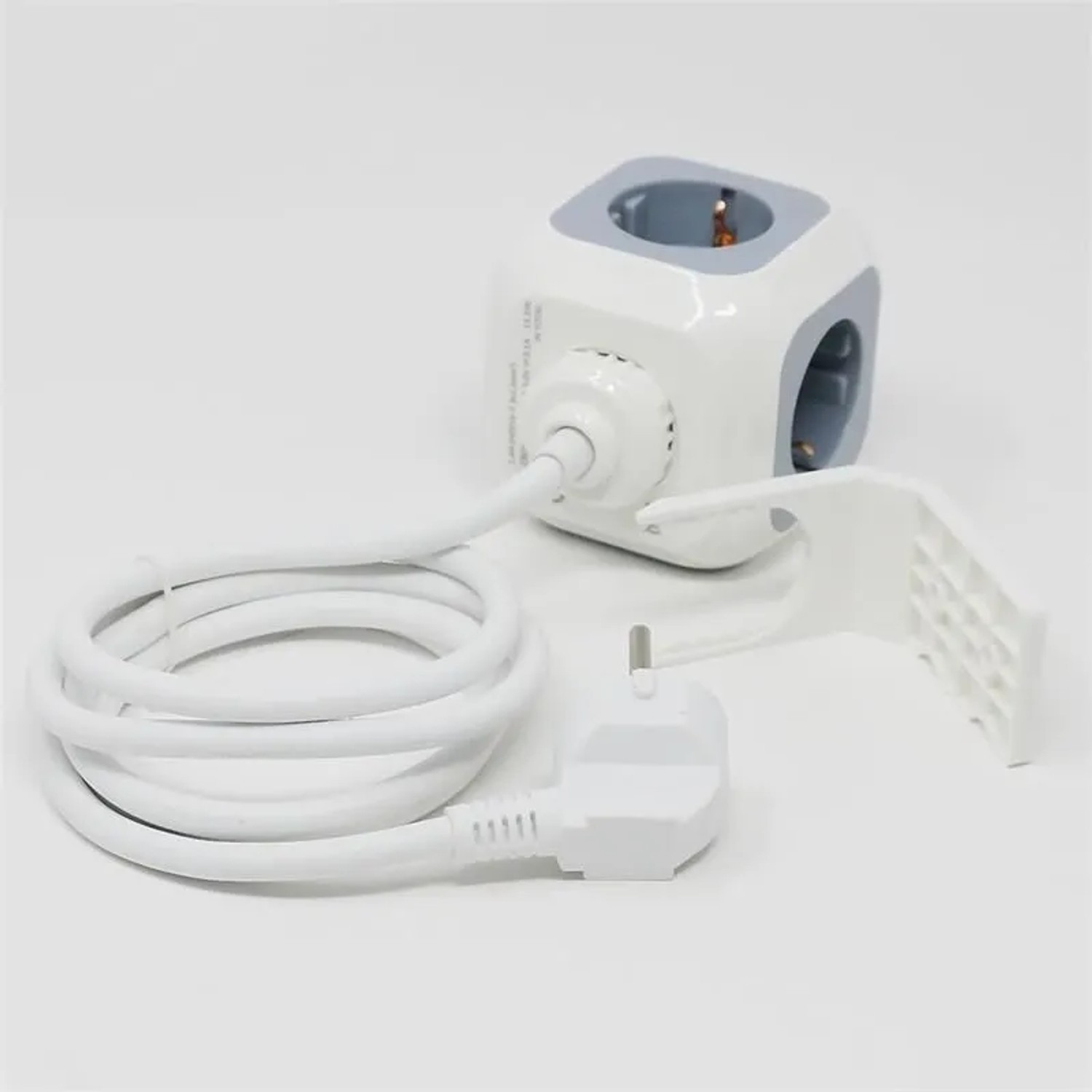 world-trading-net SteckdosenWürfel 4-fach + USB-A C 14m Kabel_2