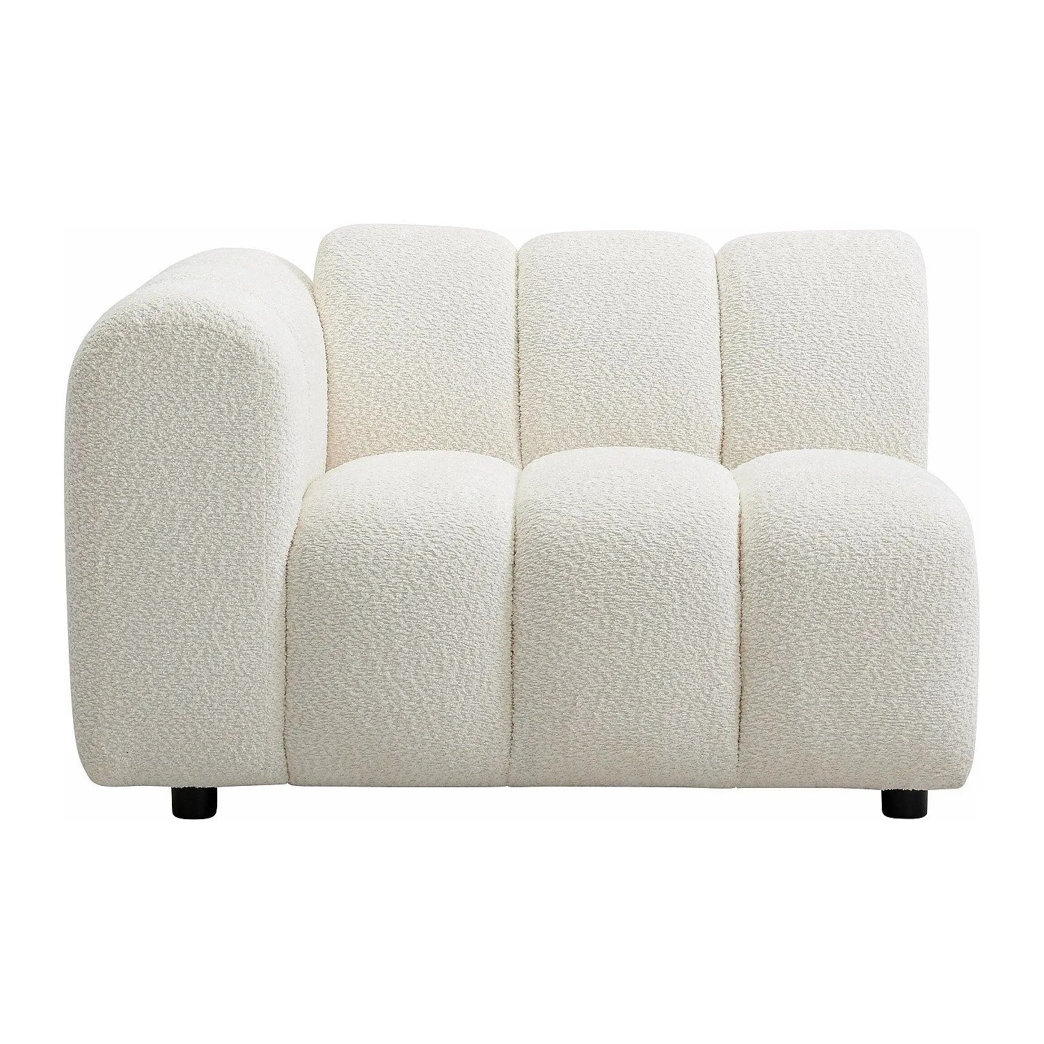 Vente-unique Sessel Mit Gerader Rückenlehne Jutini Gebrochenes Weiß 116 cm