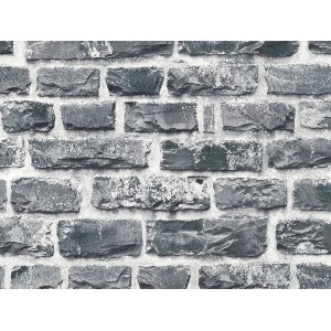 A.S. Creation Vliestapete Neue Bude 2.0: Graue Bruchstein-Optik für moderne Wandgestaltung.