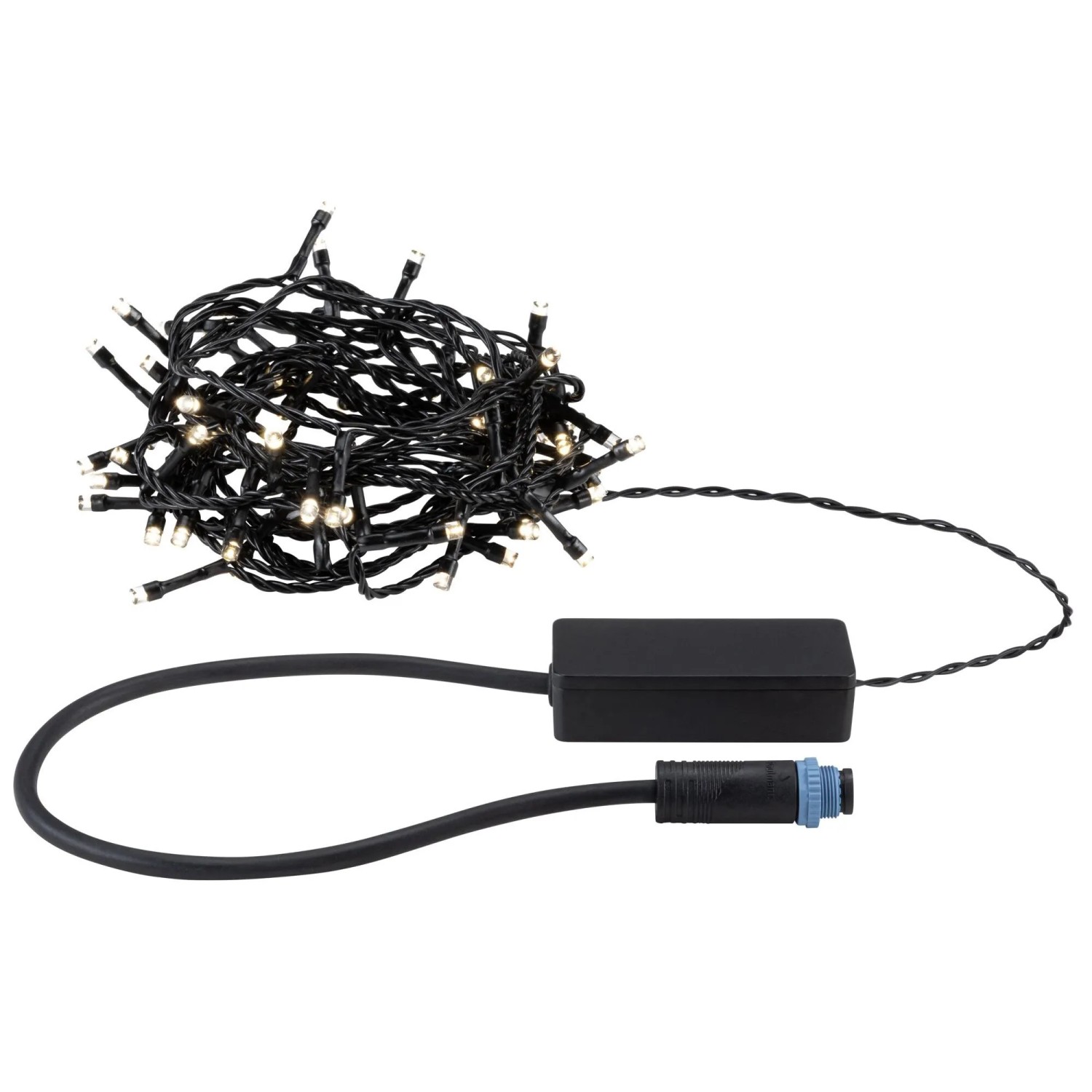 Paulmann LED-Lichterkette Yuna Plug & Shine Warmweiß Schwarz 5 m