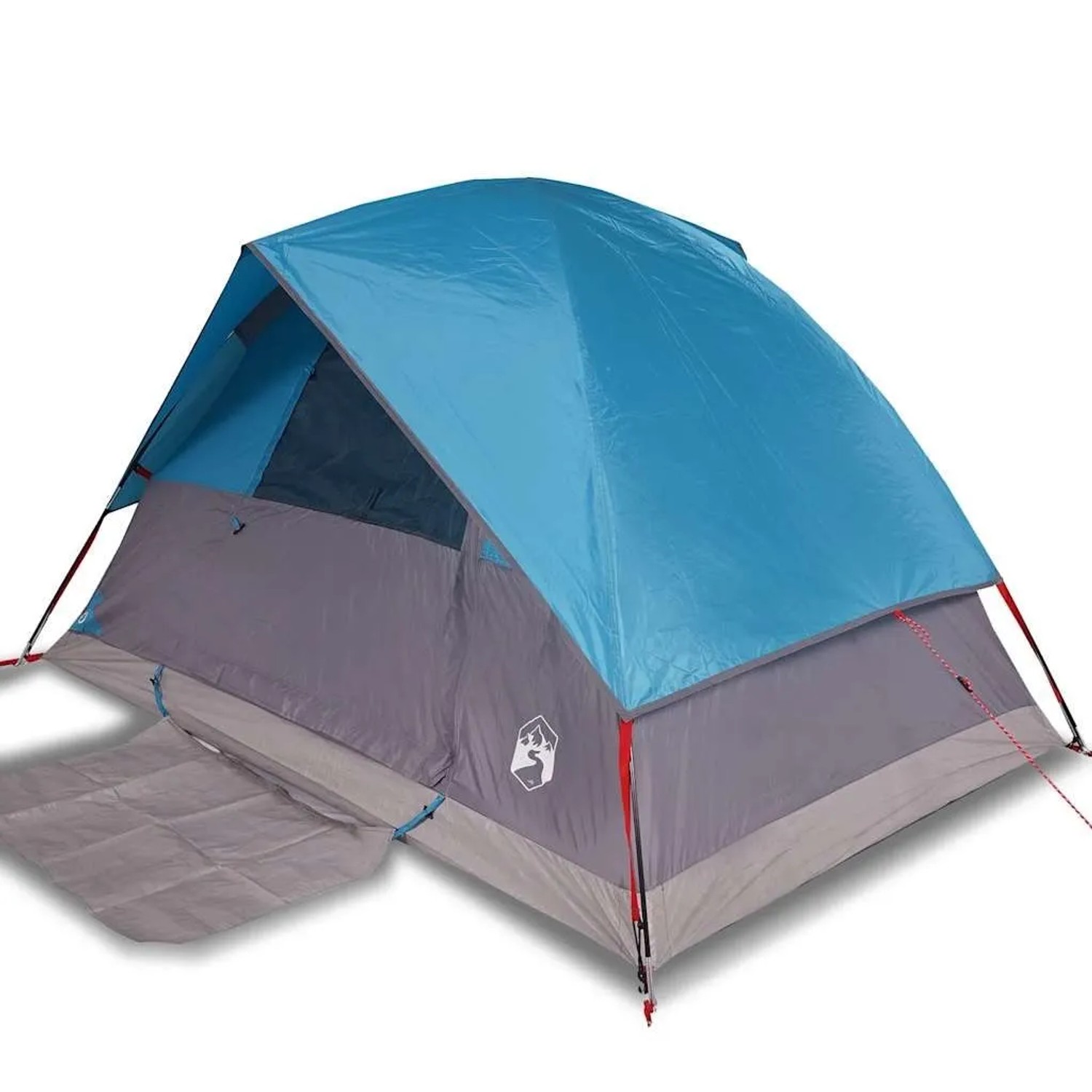 Furnicato Campingzelt Kuppelzelt Blau 215 X 213 X 149 154 Cm