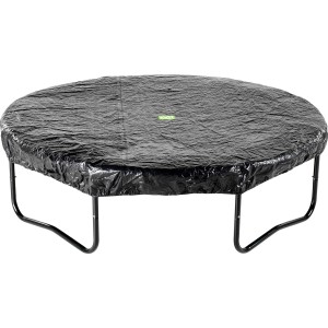 Schwarze EXIT Trampolin Abdeckplane Ø 183 cm zum Schutz vor Witterung und Schmutz.