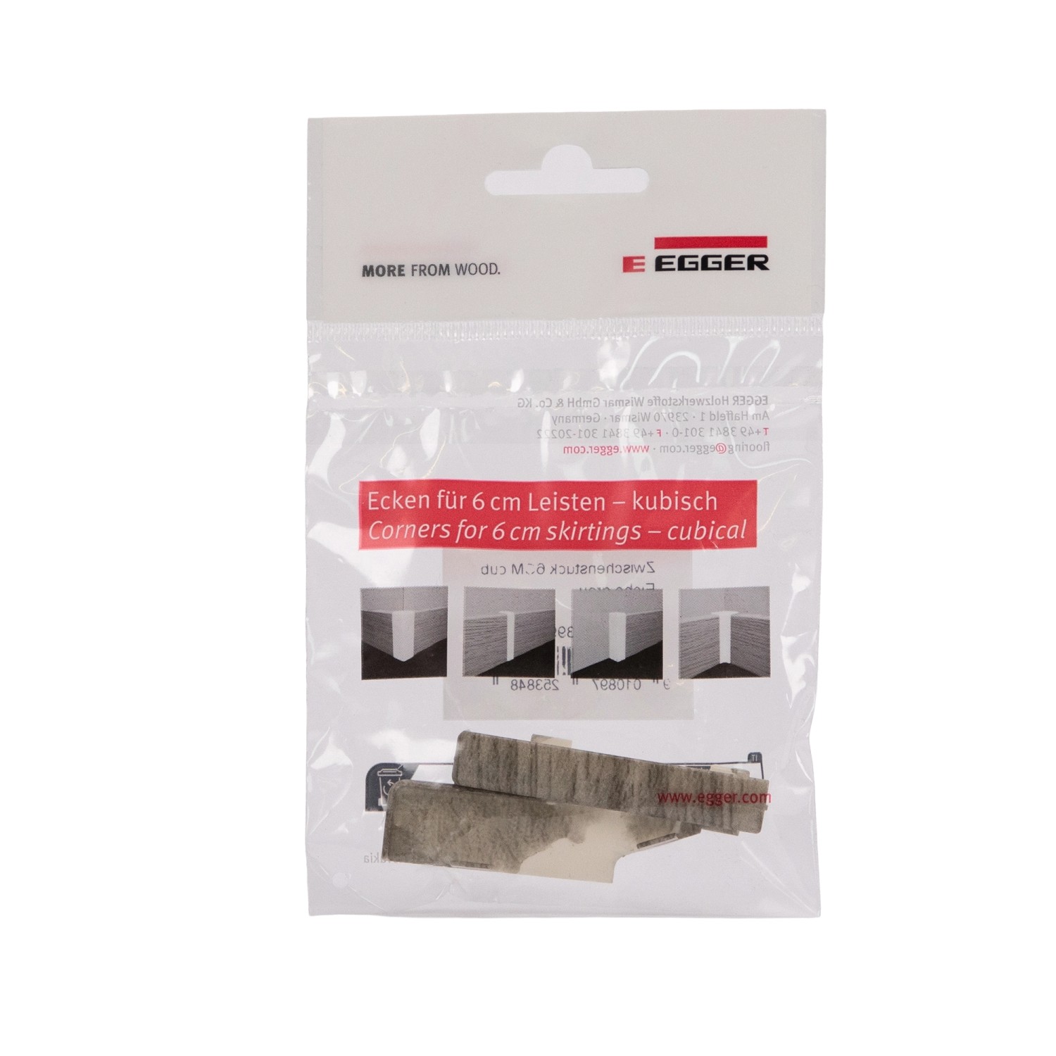 Egger Zwischenstück 6 cm Eiche Grau 2 Stück günstig online kaufen