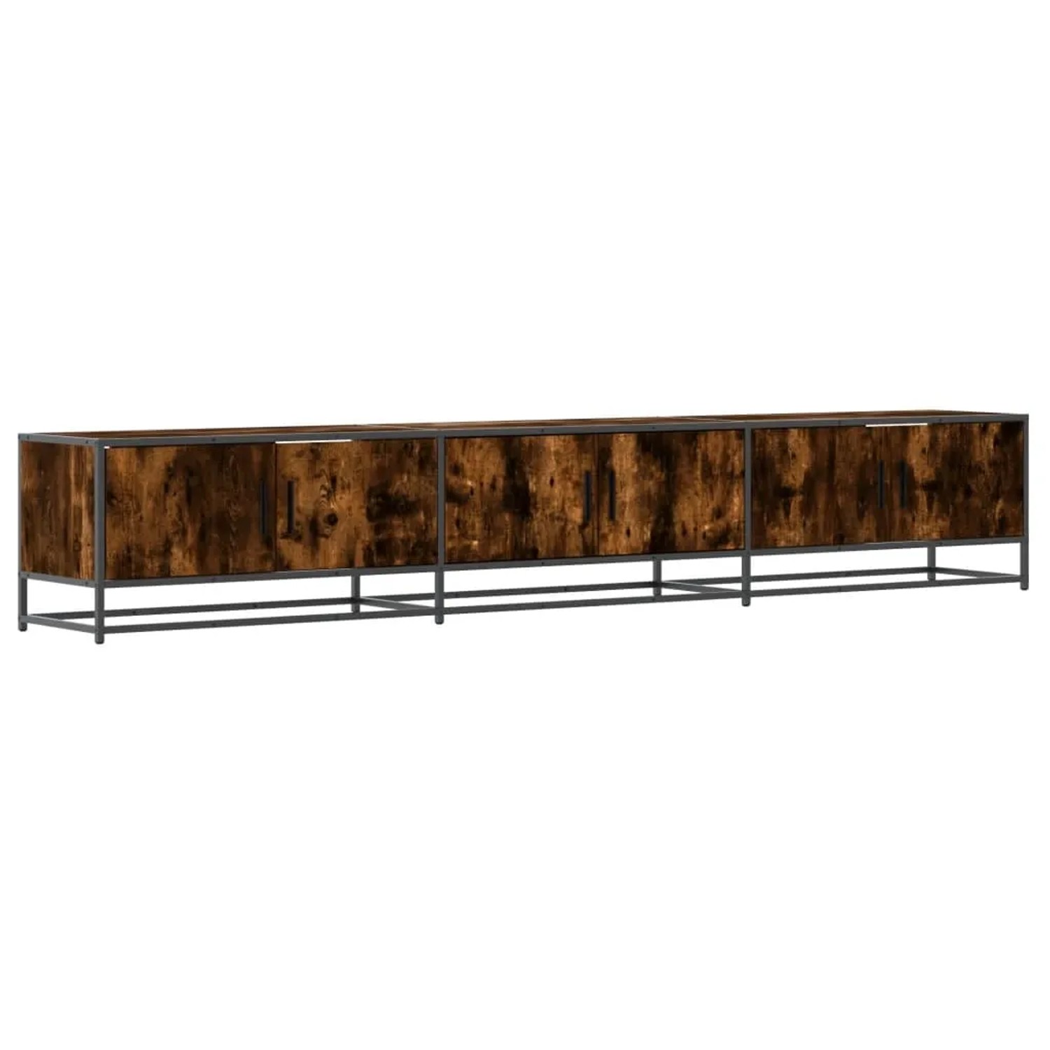 vidaXL TV-Schrank Räuchereiche 240x35x41 cm Holzwerkstoff 3300797