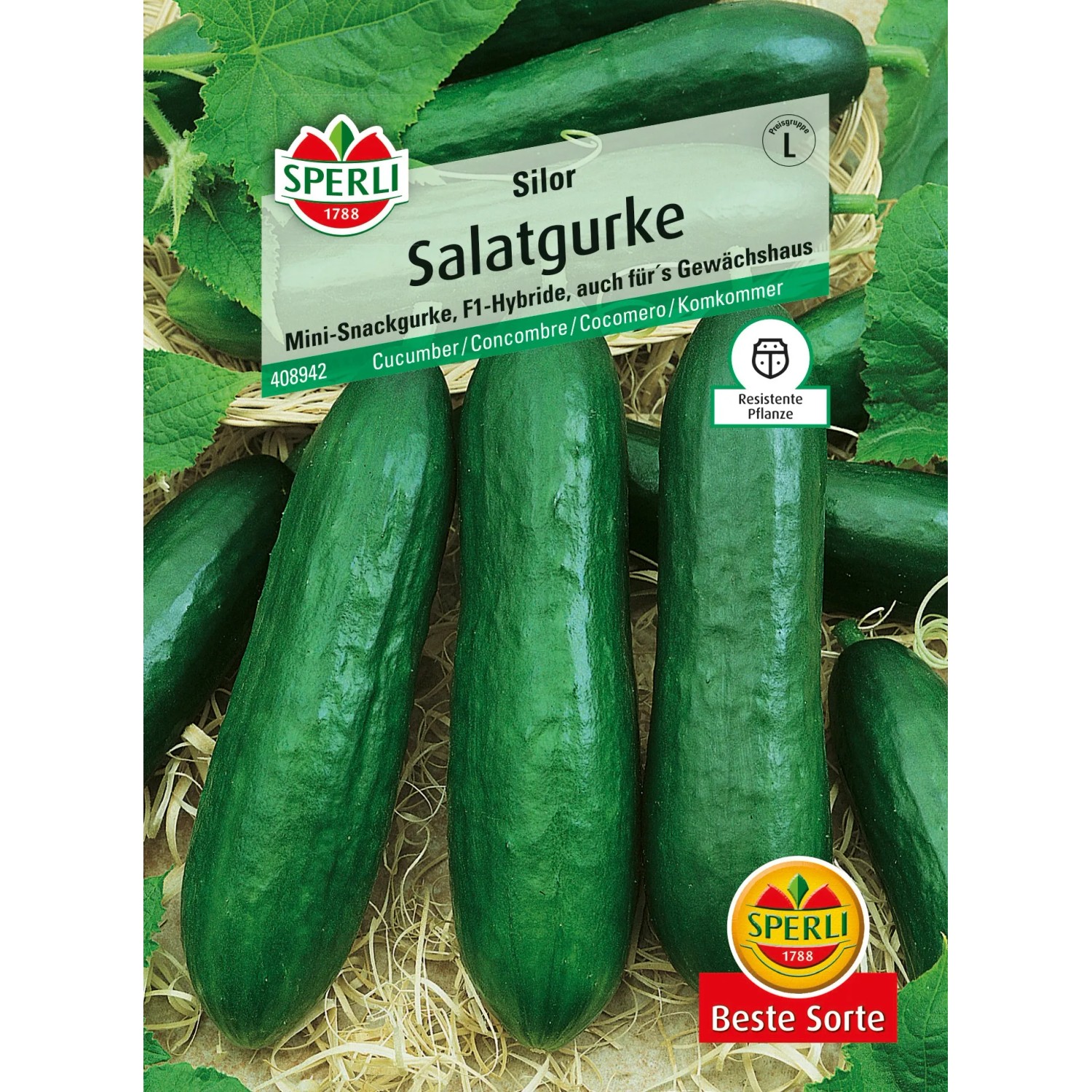 Sperli Salatgurken "Silor" F1-Hybride
