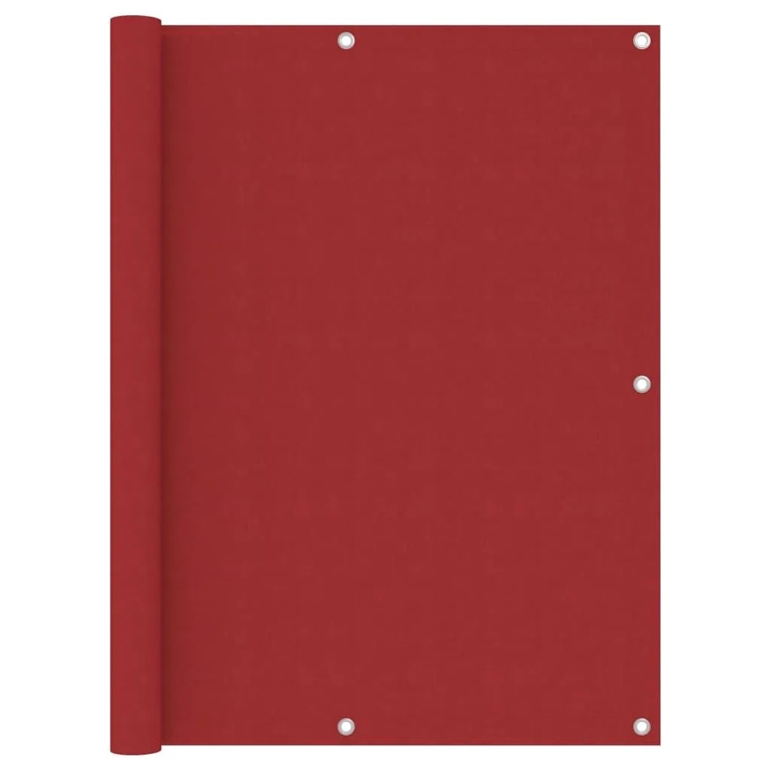 vidaXL Balkon-Sichtschutz Rot 120x500 cm Oxford-Gewebe 135042