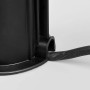 Detailaufnahme des Lindby Insa Bodeneinbaustrahlers aus Edelstahl mit Kabel.
