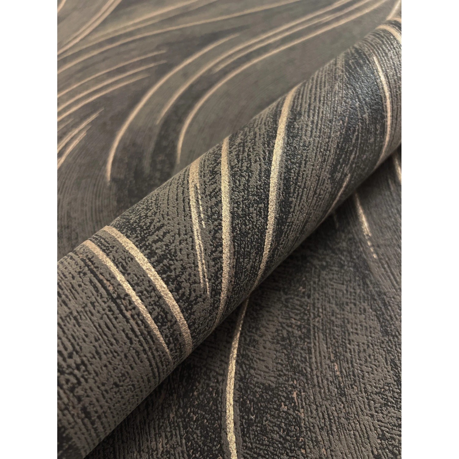 Newroom Vliestapete Vitucci Braun Wellen Modern Strukturiert FSC® günstig online kaufen