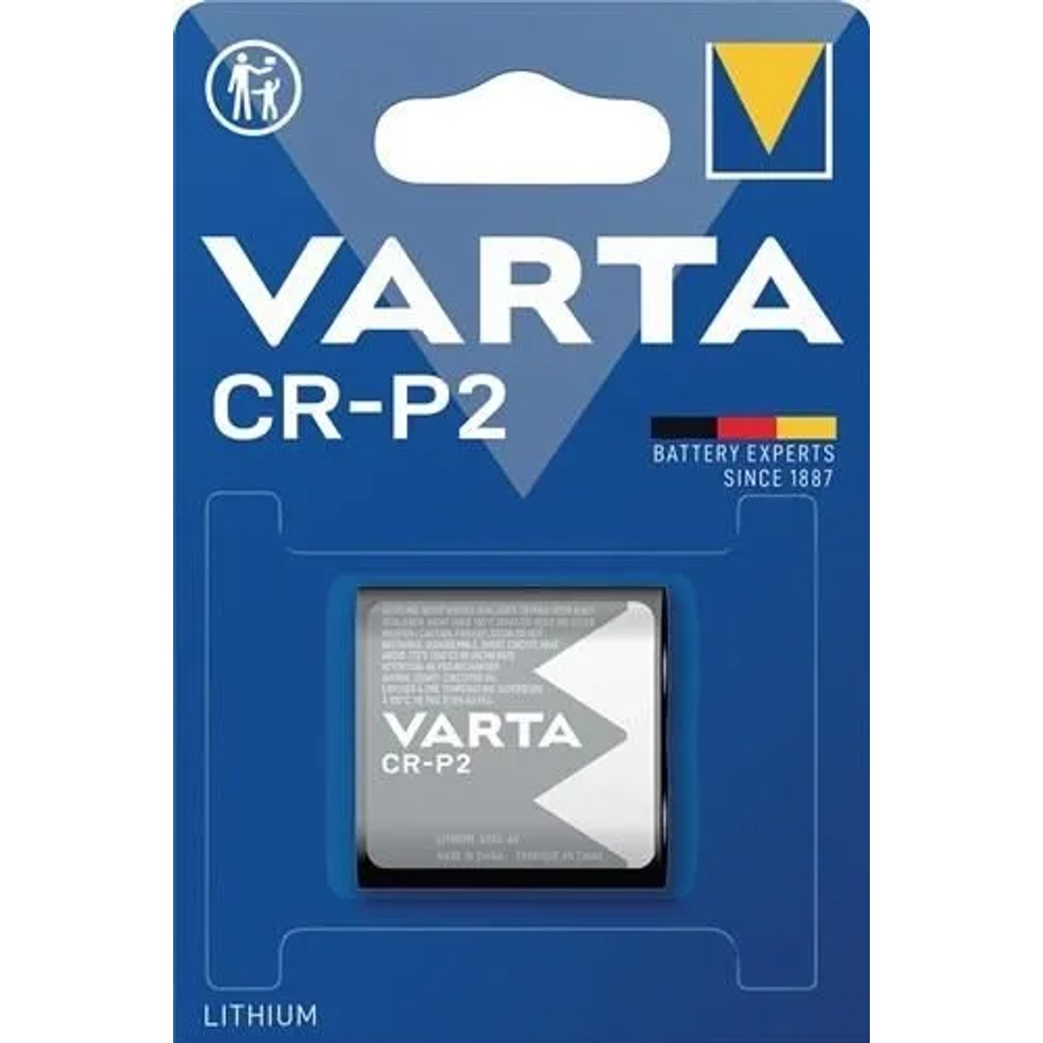 VARTA Batterie ULTRA Lithium 6 V CRP2 1450 Mah 06204 301 401