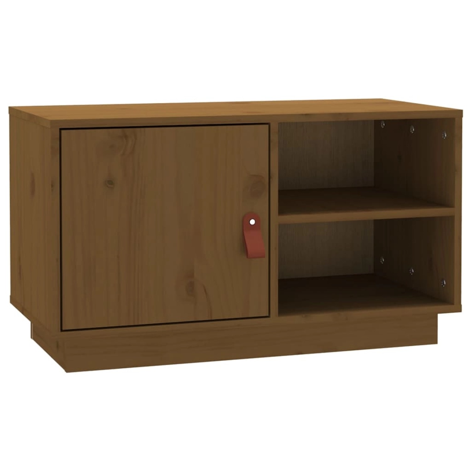 VidaXL TV-Schrank Honigbraun 70x34x40 cm Massivholz Kiefür günstig online kaufen