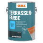 OBI Terrassenfarbe, 2,5 l, Anthrazitgrau, seidenmatt. Deckende Farbe für Holz- und Betonböden.