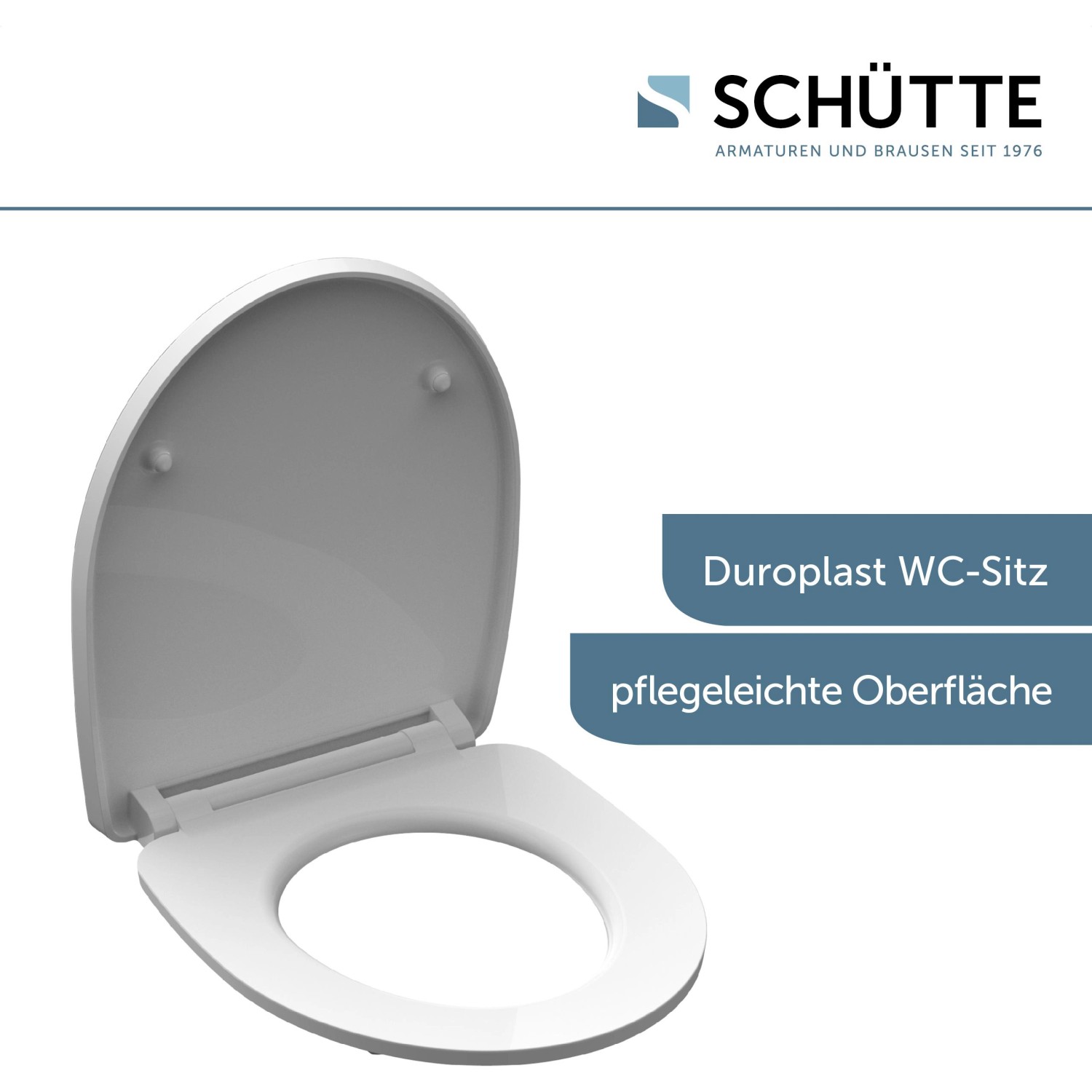 Schütte WC-Sitz Crazy Skull aus Duroplast mit Absenkautomatik und Schnellverschluss.