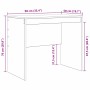 vidaXL Schreibtisch Artisan-Eiche 90 x 50 x 76 cm Holzwerkstoff 869441_10