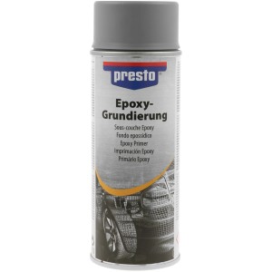 Presto Epoxy-Grundierung 400ml Spraydose für Lackreparatur und Karosseriearbeiten.
