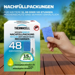 Thermacell Nachfüllpackung für Mückenabwehr, 48 Stunden Schutz. Insektenschutz Zubehör.