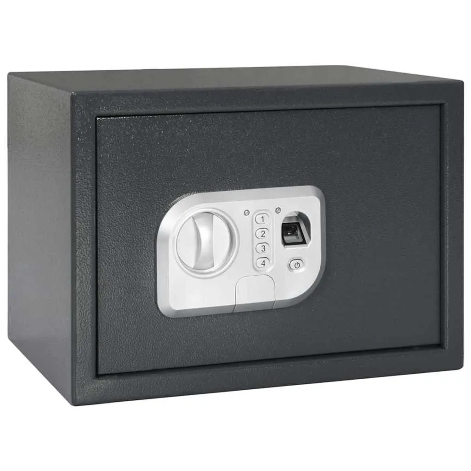 DELUKE Tresor MITE Digital Mit Schloss Dunkelgrau 35x25x25cm Stahl Safe Tresor Für Zuhause Stahltresor Für Wertsachen