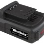 Westfalia 18V Li-Ion Akku, 1,5 Ah, schwarz, für kabellose Werkzeuge.