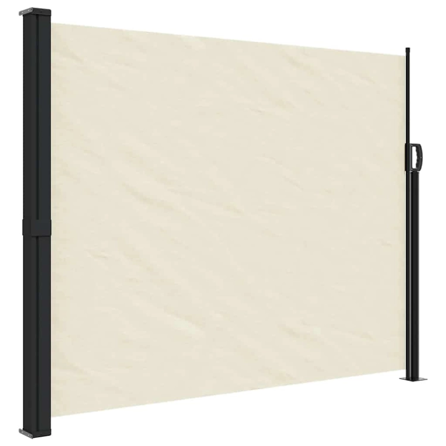 furnicato Seitenmarkise Ausziehbar Creme 160x500 cm günstig online kaufen