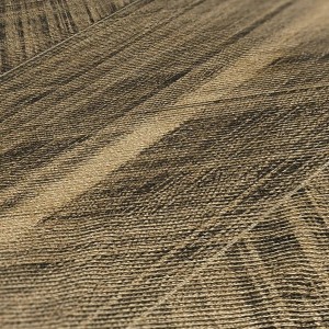 Detailaufnahme der Bricoflor Tapete in Schwarz und Gold mit Rautenmuster.