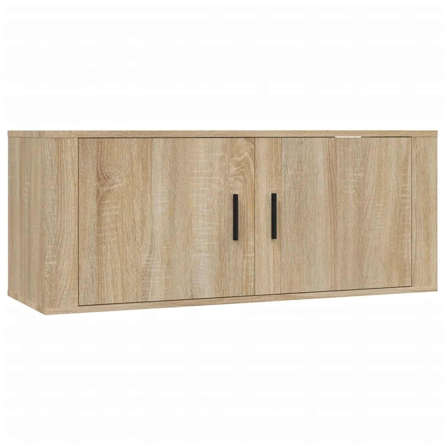 vidaXL TV-Wandschrank Sonoma-Eiche 100x34,5x40 cm 816635