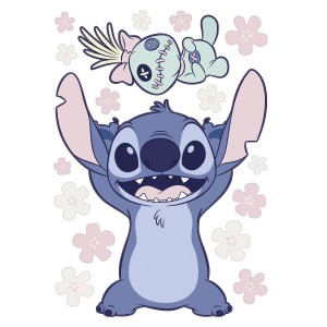 Komar Deko-Sticker Disney Lilo and Stitch Lifesize 50 cm x 70 cm Blau