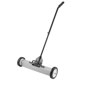 STAHLWERK Magnet-Bodenkehrer MBK-24 ST, 610 mm breit, zum Aufsammeln von Metallteilen.