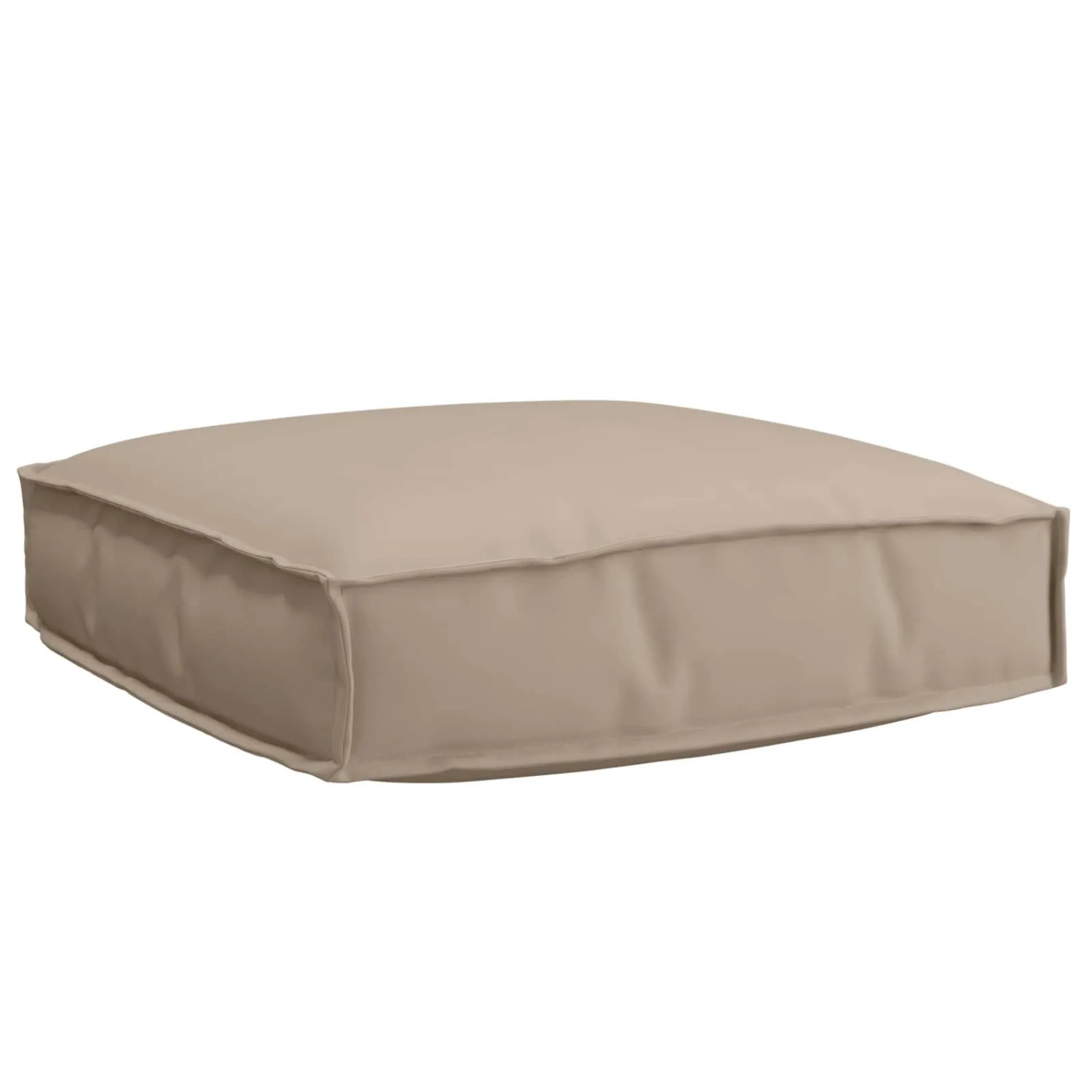 vidaXL Kissen Taupe 60 x 60 x 12 cm Oxford-Stoff 42001493