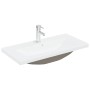 vidaXL Waschbeckenunterschrank mit Einbaubecken und Wasserhahn 3328934_4