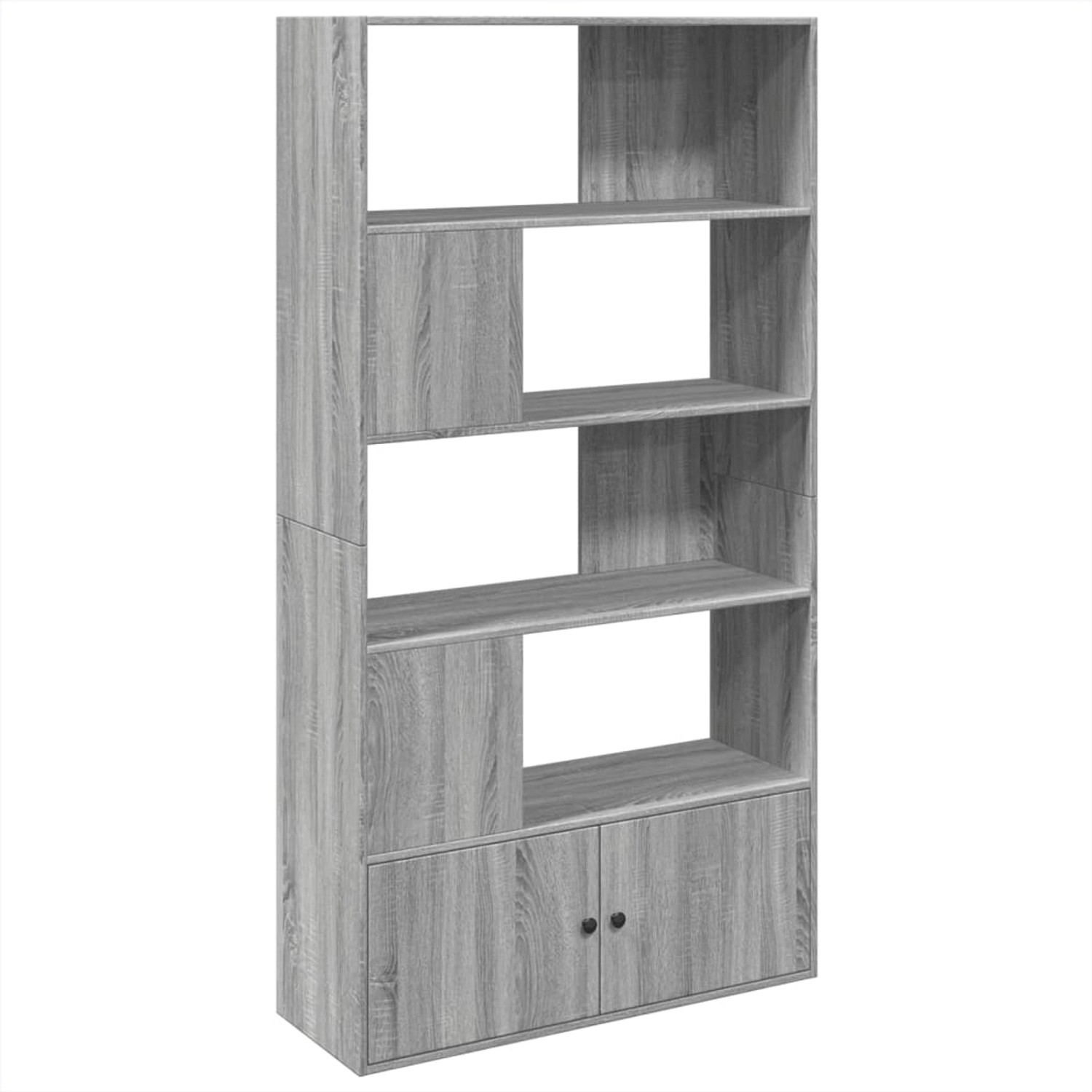 vidaXL Bücherregal Bücherregal Standregal Bodenregal Grau Sonoma 100x36x189 günstig online kaufen