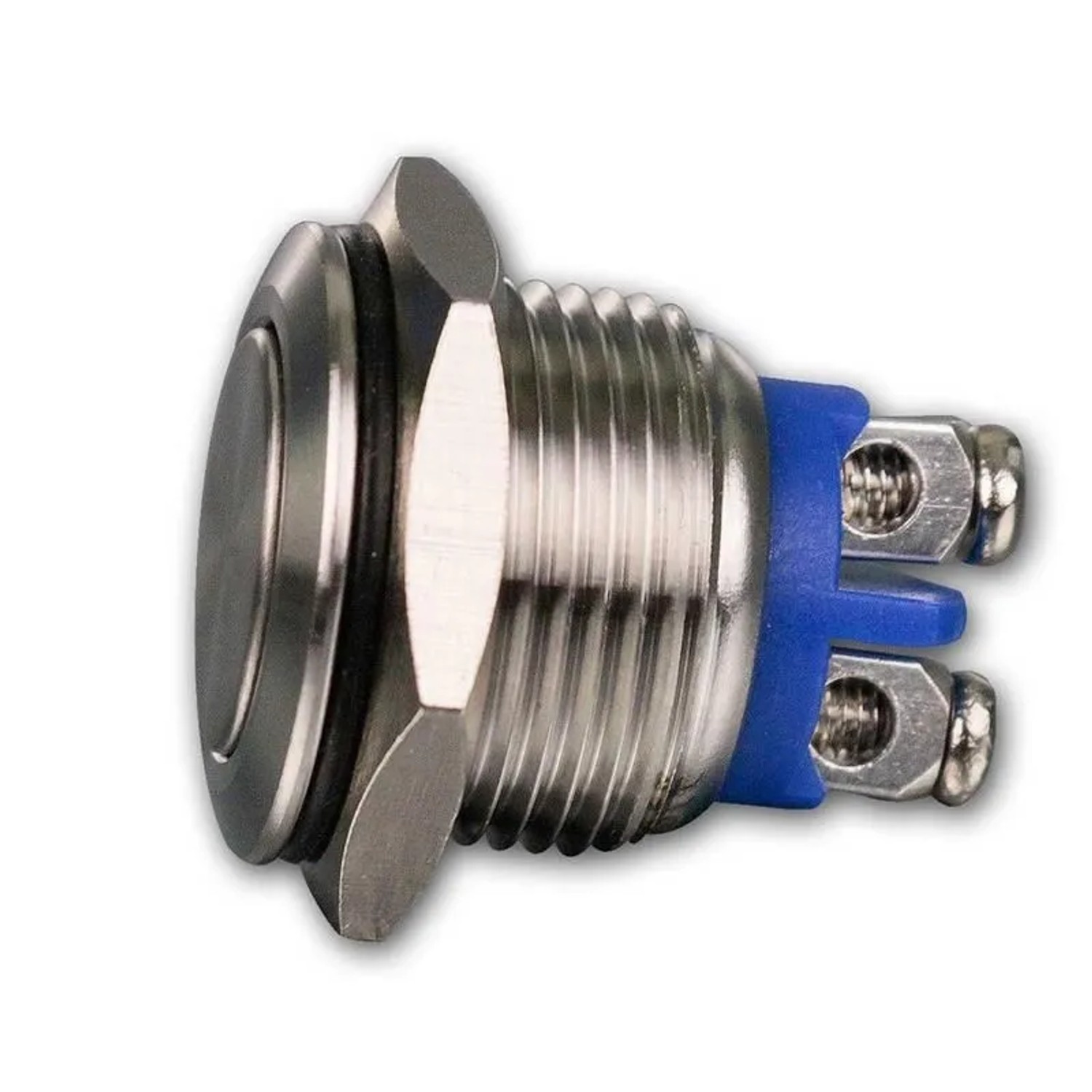 Sintron Metalltaster Flach 19mm Schliesser IP67