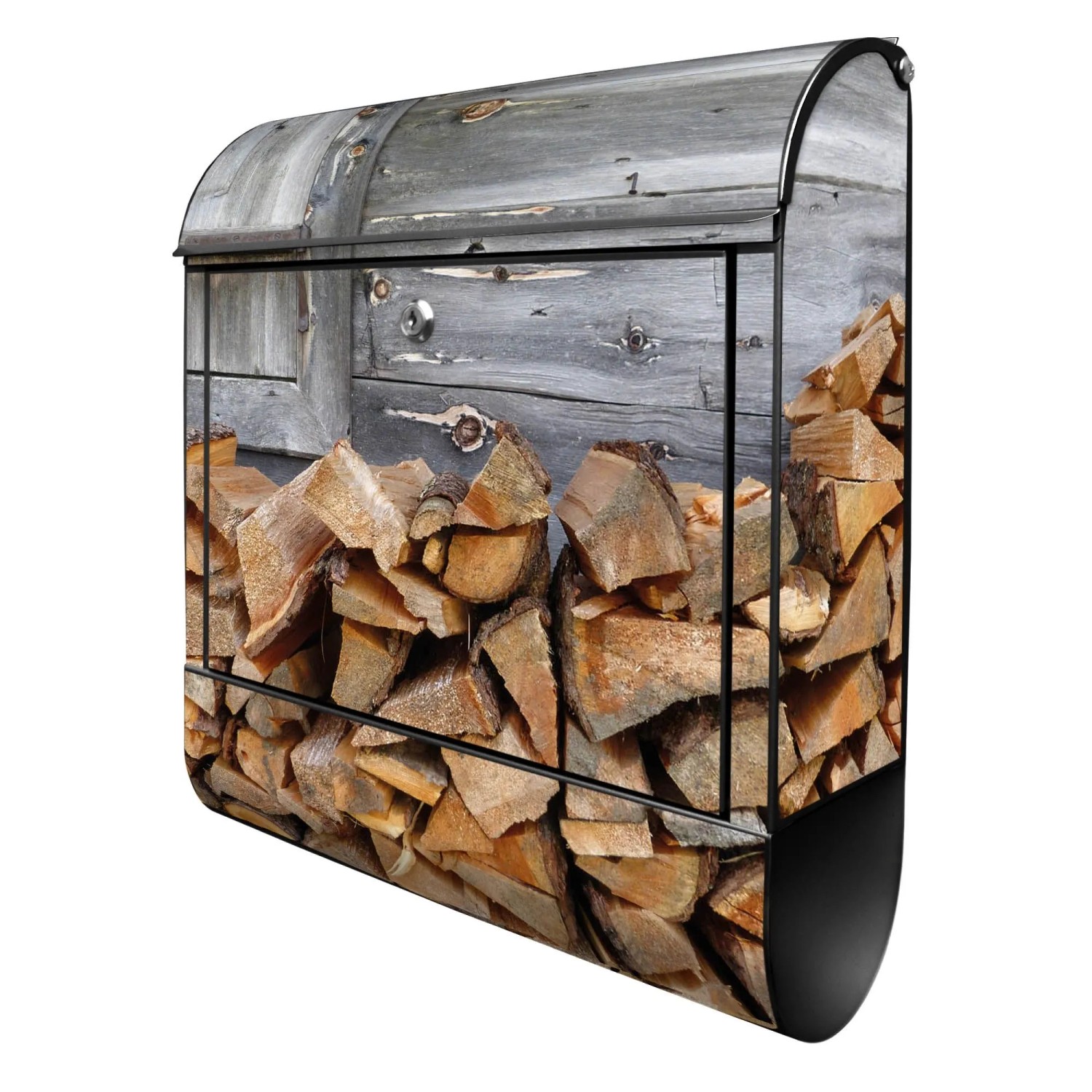 Banjado Design Briefkasten Schwarz Pulverbeschichtet 39x47x14cm 2 Schlüssel günstig online kaufen