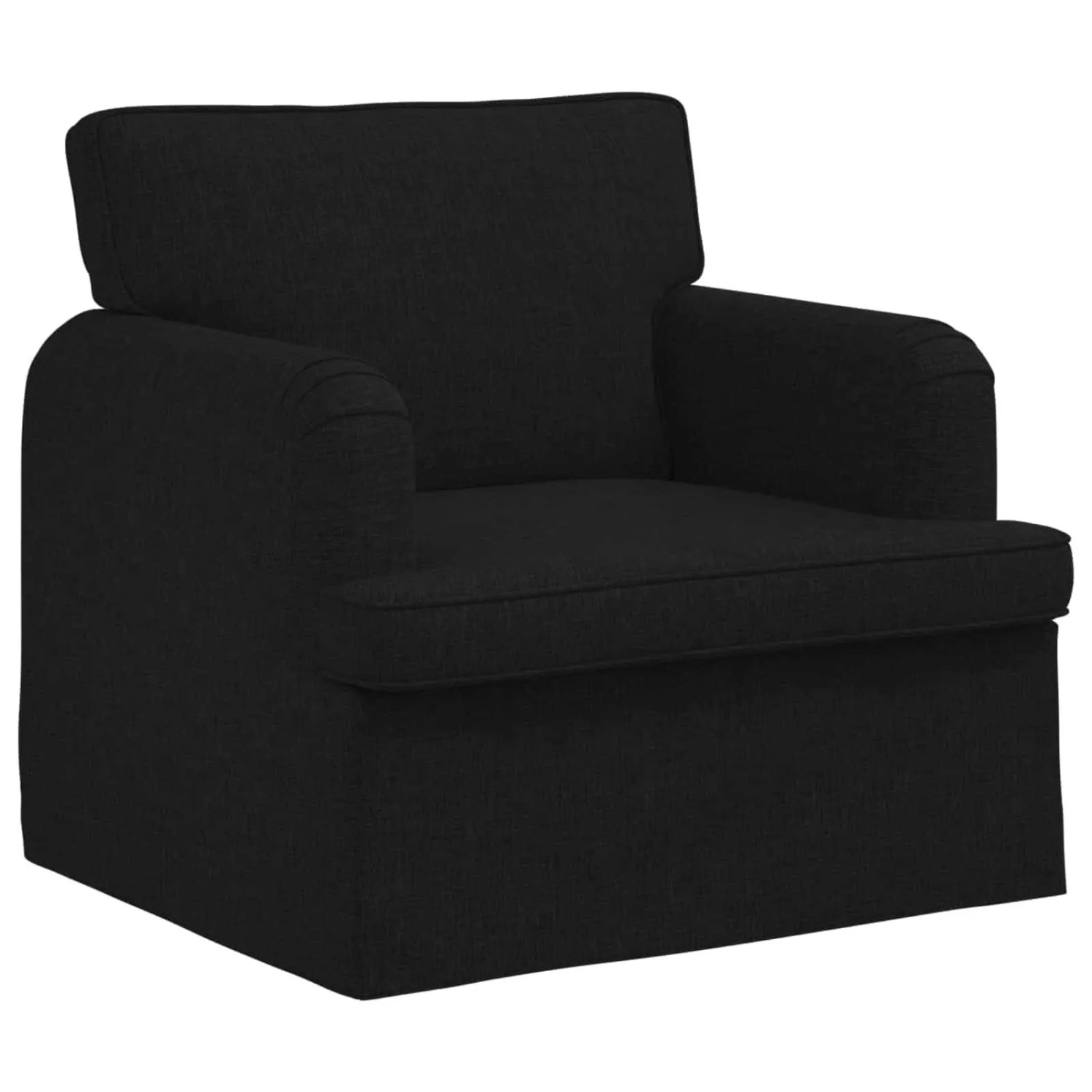 vidaXL Sofa Schwarz 84 x 80 x 85 cm Stoff 42024478