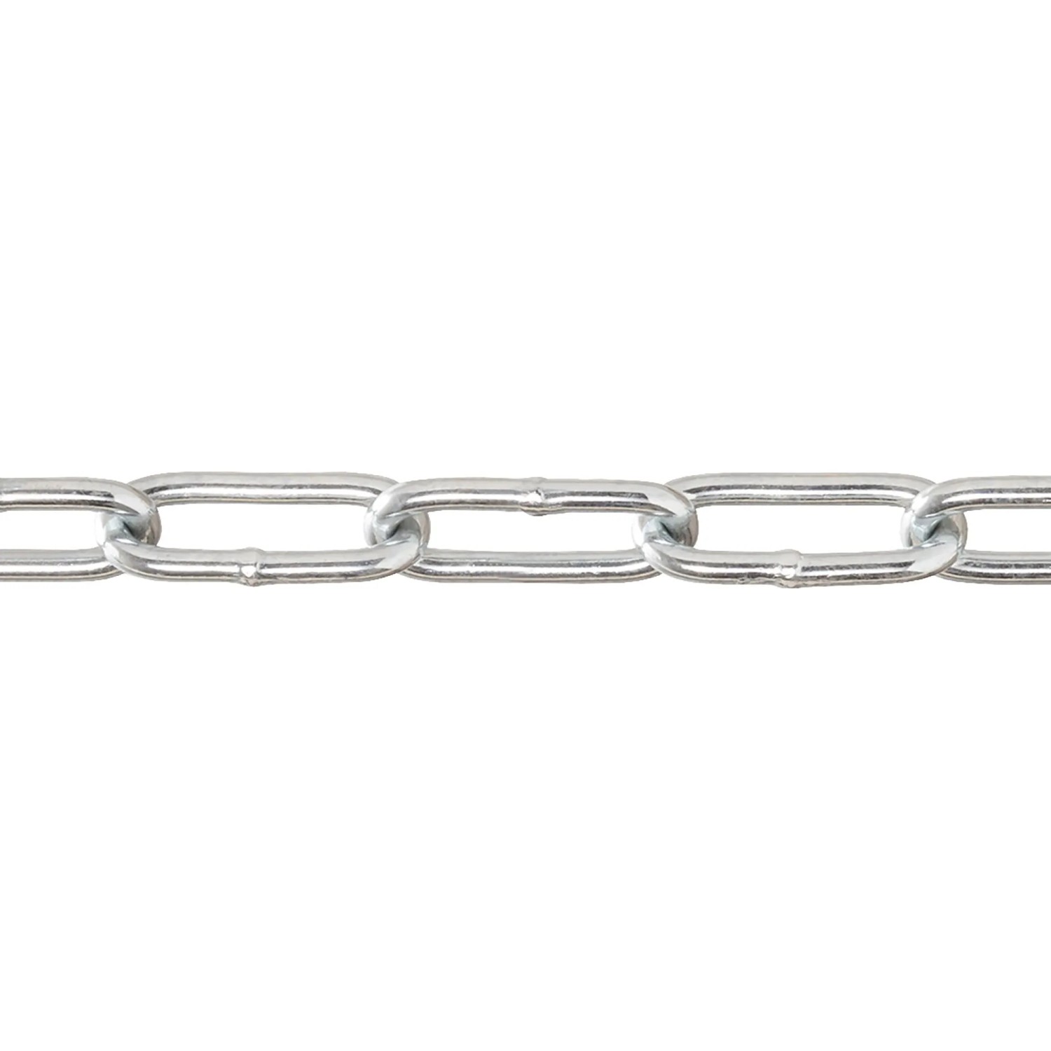 Conacord Schweißkette Form C Stahl Ø 5 mm x 35 mm Chrom Meterware