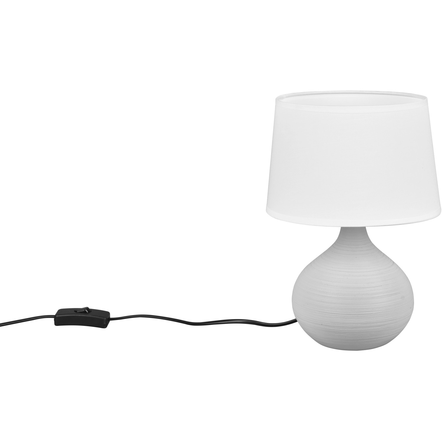 Reality Design-Tischlampe Martin Cappuccino Ø 20 cm x 29 cm