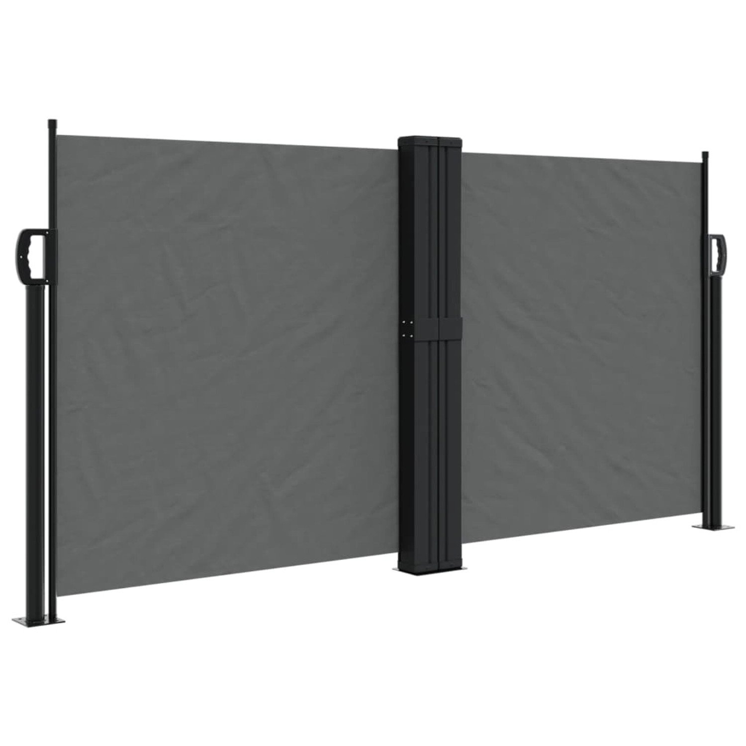 furnicato Seitenmarkise Ausziehbar Anthrazit 120x1200 cm günstig online kaufen