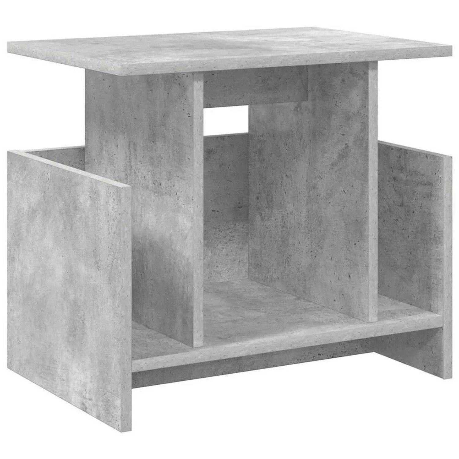 vidaXL TV-Ständer Beton Grau 50 x 35 x 45 cm Holzwerkstoff 891006