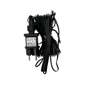 Mojawo 80er Lichterkette LEDs  Weihnachtsbeleuchtung Innen und Außen Warmweiß Grün