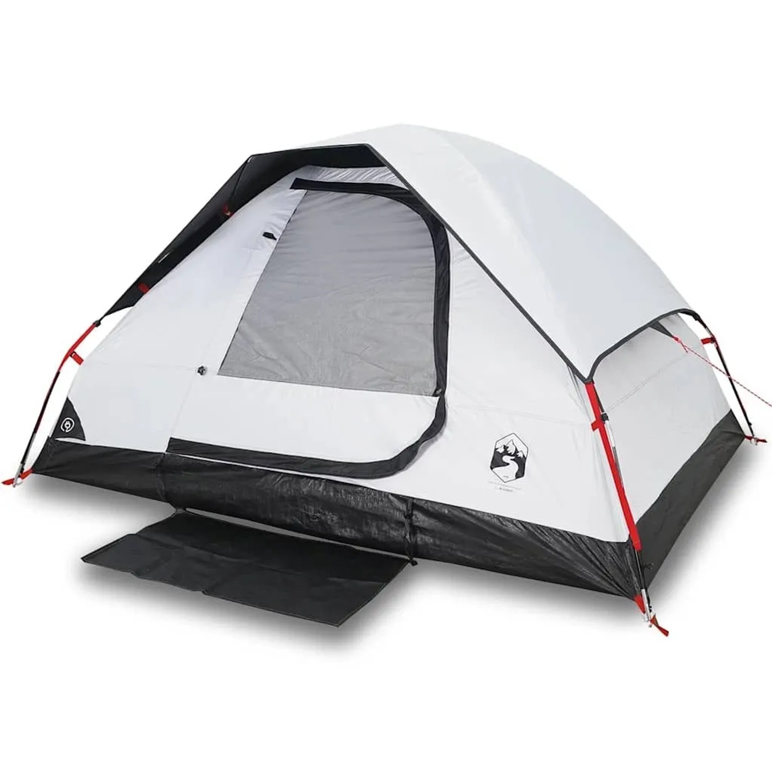Furnicato Campingzelt Kuppelzelt Weiß 214 X 150 X 115 Cm Verdunkelnd