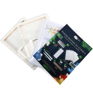 Artina Corsica Malset, 24-teilig mit Leinwänden, Acrylfarben, Pinseln und Zubehör für Acrylmalerei.