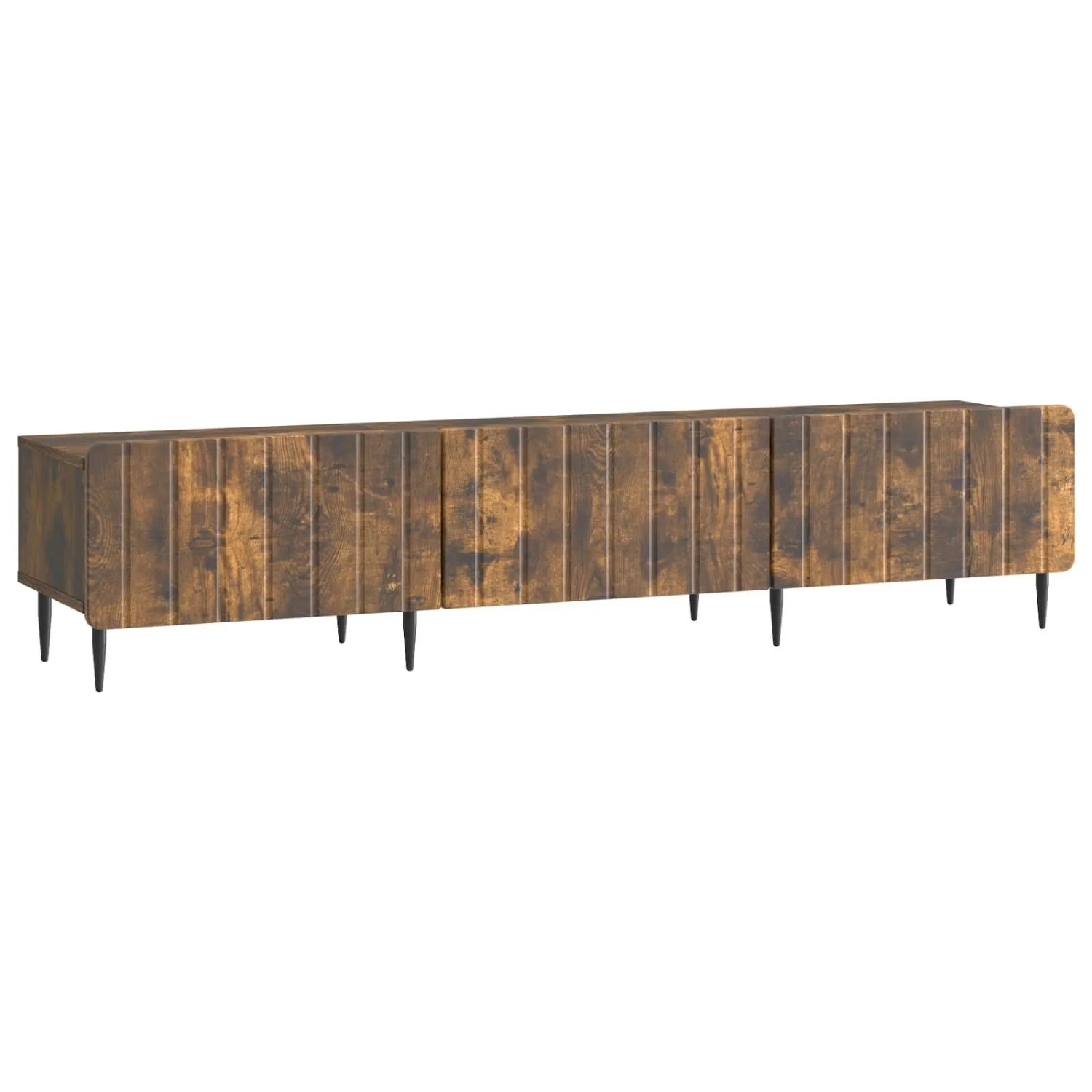vidaXL TV-Schränk Geräucherte Eiche 147 x 34,5 x 32 cm Holzwerkstoff 894480