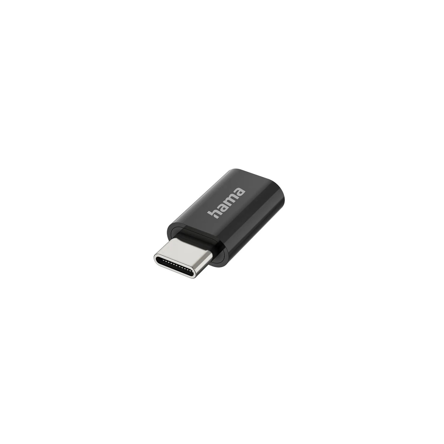 Hama USB-OTG-Adapter USB-C-Stecker & Micro-USB-Buchse USB 2.0 Schwarz 480 Mbit/s