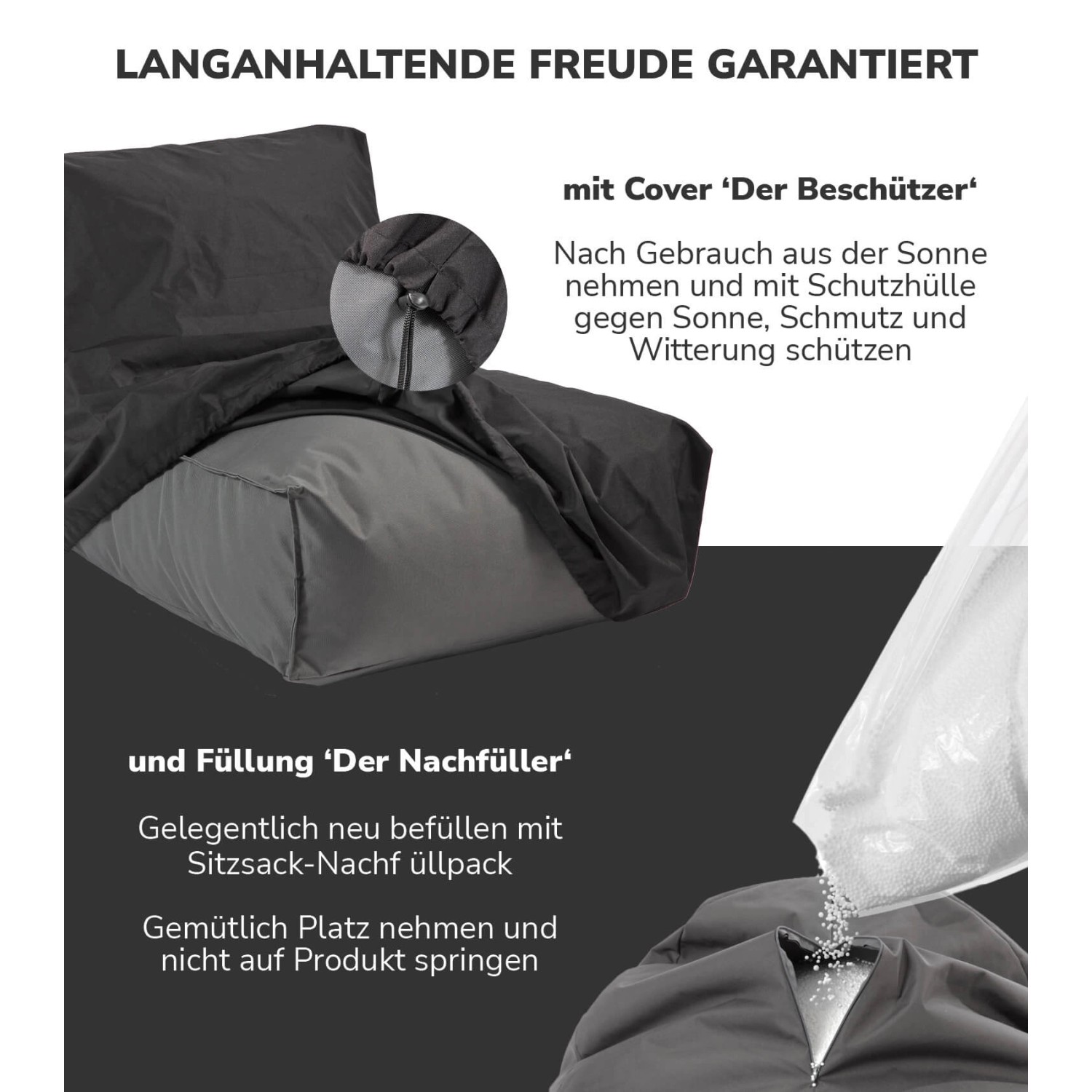 Transparenter Sitzsack Für Kuscheltiere - Wasserdichter Aufbewahrungsbeutel 60x45cm