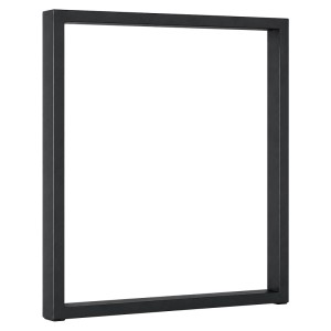 SOTECH 2 Stück Couch Tischgestelle Höhe 430 x Breite 500 mm Stahl Schwarz Pulverbeschichtet Profil 60 x 20 mm