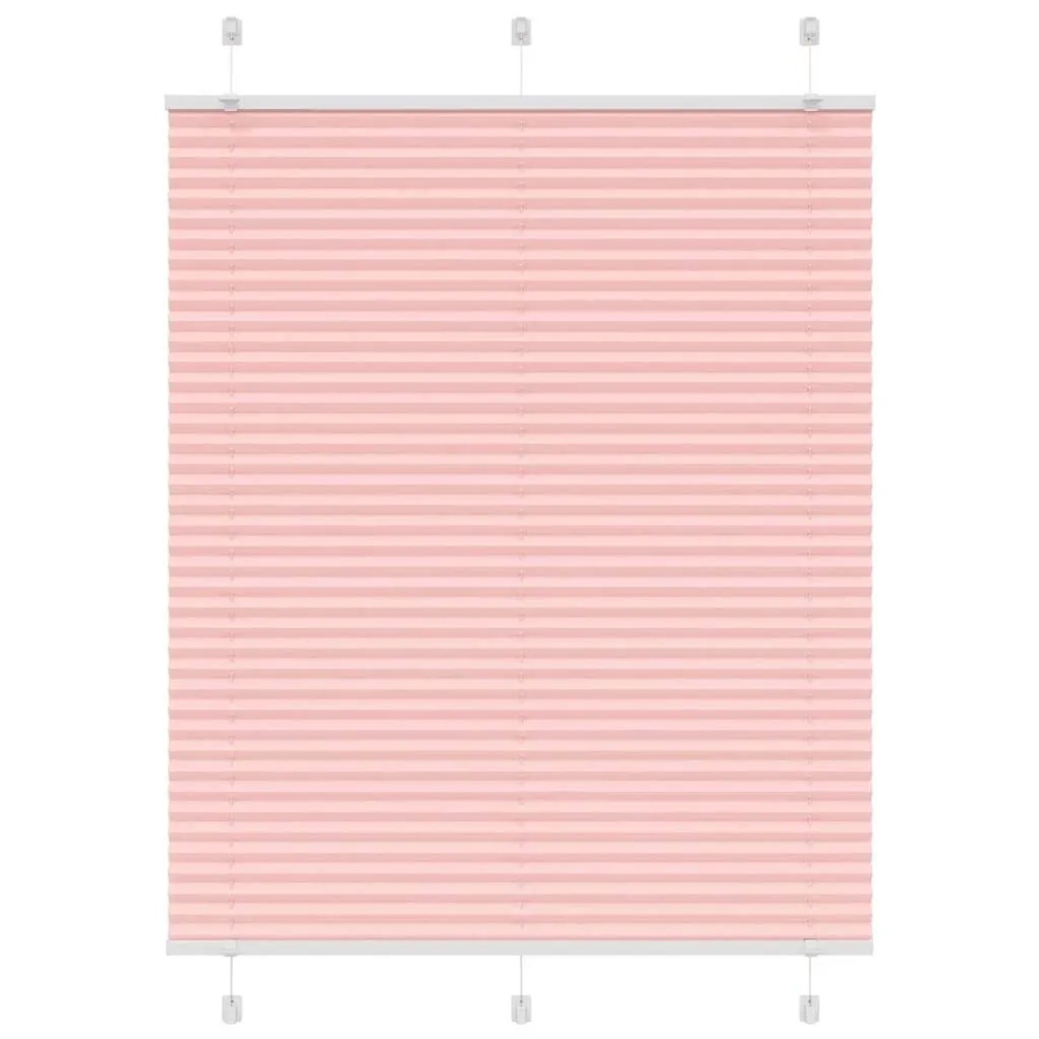 vidaXL Plissee Rosa 105x150 cm Stoffbreite 104,4 cm Polyester 4015450 günstig online kaufen