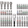 Einhell Bit-Satz 34-teilig in S-Box: Diverse Schrauberbits, Steckschlüsseleinsätze und Bithalter.