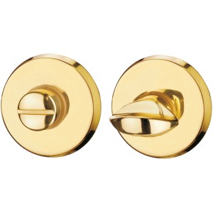 AnsaPro Zimmertür-Rosetten Ruhr Messing, Türbeschlag aus massivem Messing.