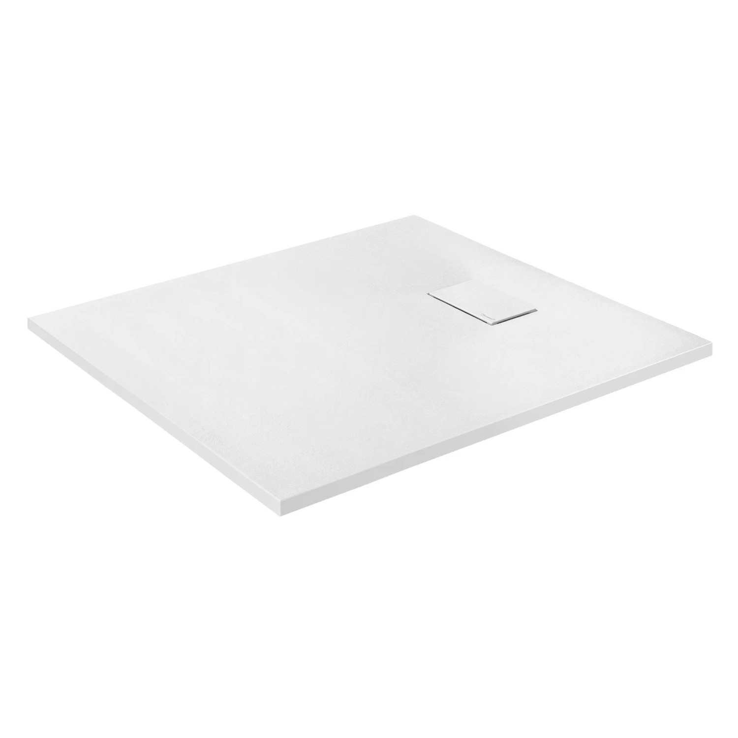 LuxeBath Duschwanne 100x90 cm Weiß aus SMC Höhe 30 mm Schiefer-Optik günstig online kaufen