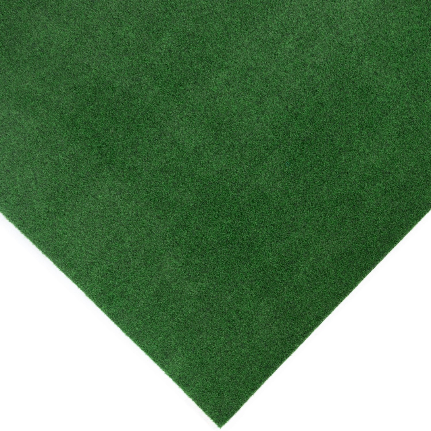 Dunkelgrüner Primaflor Rasenteppich Garden B1, ideal als Messeteppich und für Modellbau.